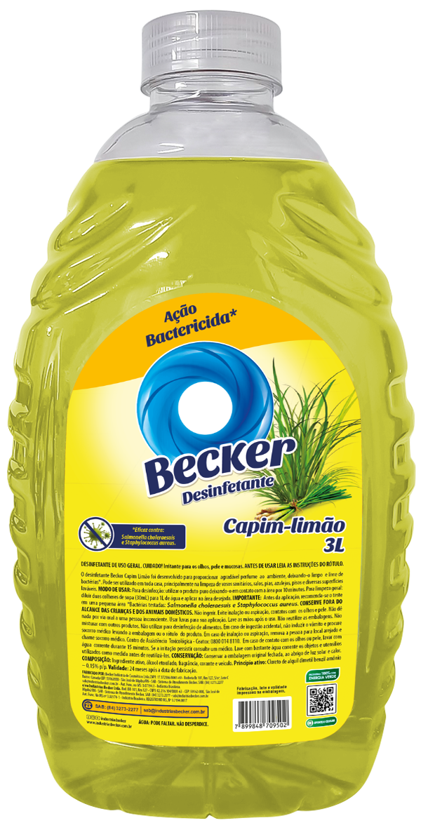 Desinfetante Capim Limão 3L
