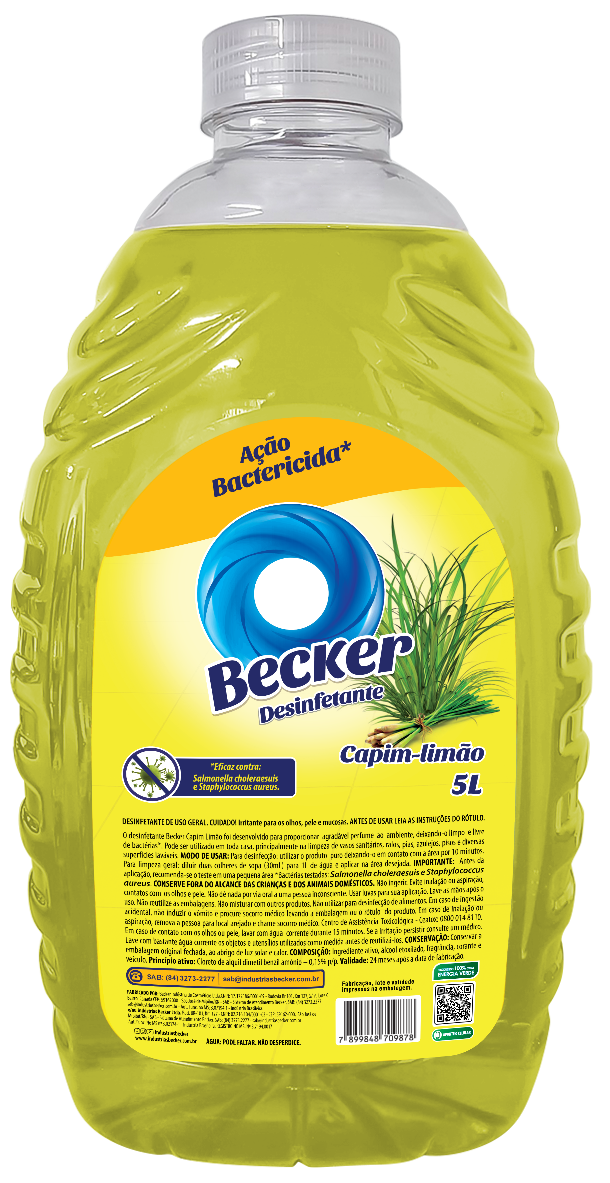 Desinfetante Capim Limão 5L